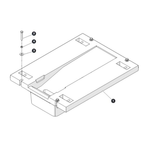 Counterweight for Skyjack SJ4740 E C103007000 - C103999999 DC Scissor Lift