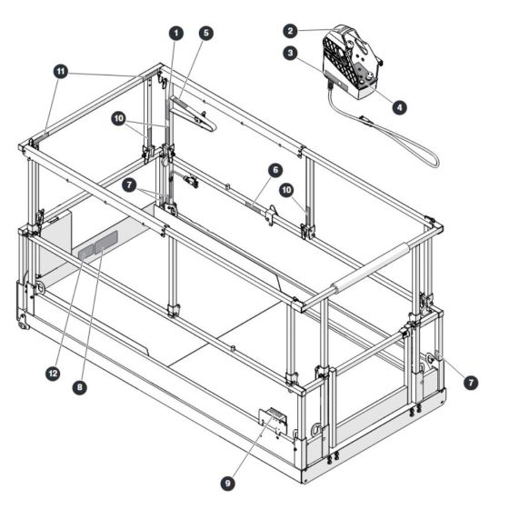 Labels Platform for Skyjack SJ4740 E C103007000 - C103999999 DC Scissor Lift