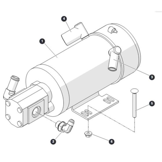 Pump/Motor for Skyjack SJ4740 E C103007000 - C103999999 DC Scissor Lift