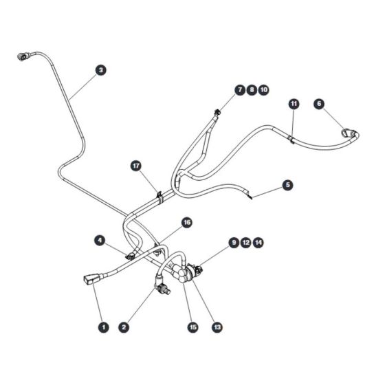 Battery Cables for Skyjack SJ66 Tplus Telescopic Boom