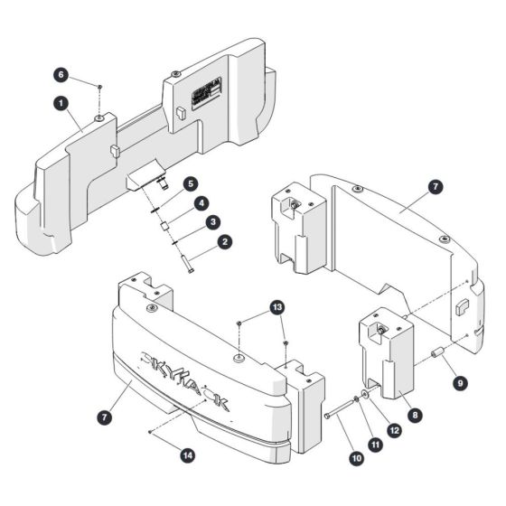 Counterweight for Skyjack SJ66 Tplus Telescopic Boom