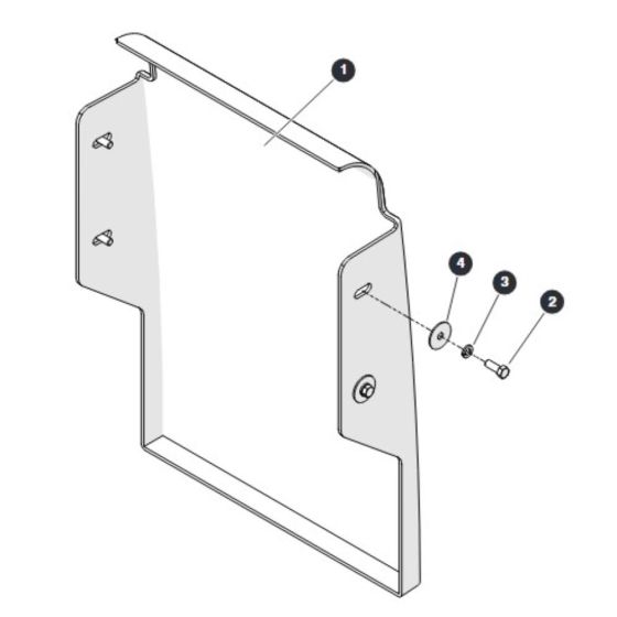 Cowling - Center for Skyjack SJ66 Tplus Telescopic Boom