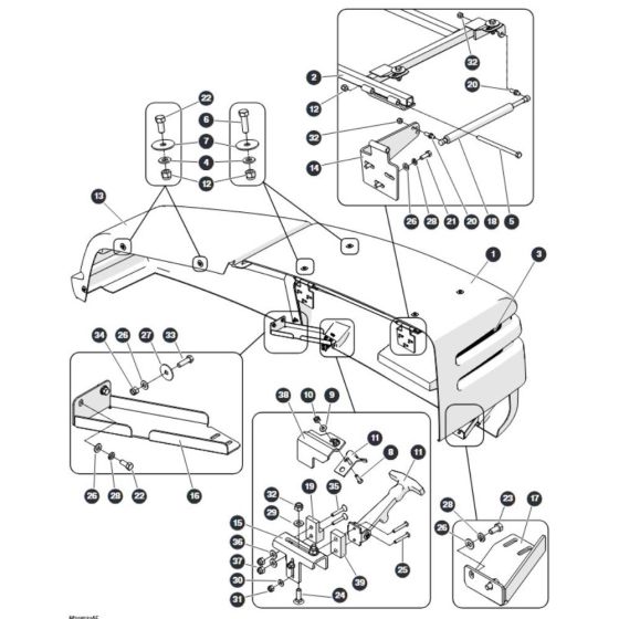 Cowling - Control Side for Skyjack SJ66 Tplus Telescopic Boom
