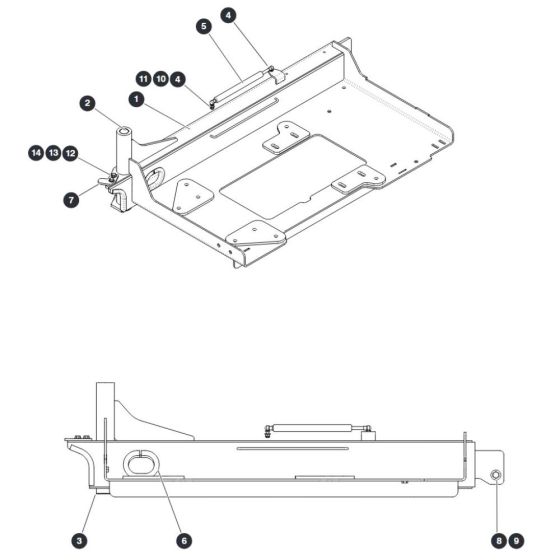 Engine Tray for Skyjack SJ66 Tplus Telescopic Boom