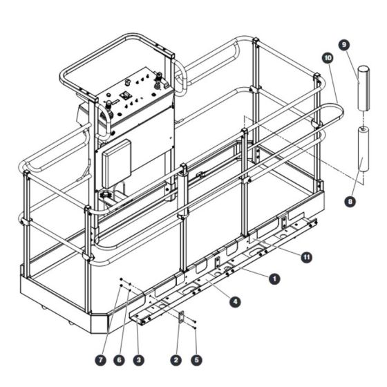 Glazier Package for Skyjack SJ66 Tplus Telescopic Boom