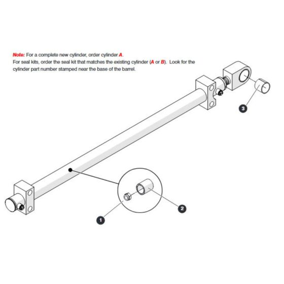 Master Cylinder for Skyjack SJ66 Tplus Telescopic Boom