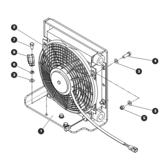 Oil Cooler for Skyjack SJ66 Tplus Telescopic Boom
