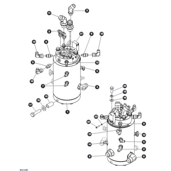Rotary Manifold for Skyjack SJ66 Tplus Telescopic Boom