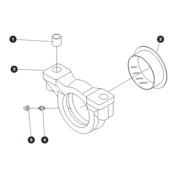 Trunnion - Front Axle for Skyjack SJ66 Tplus Telescopic Boom