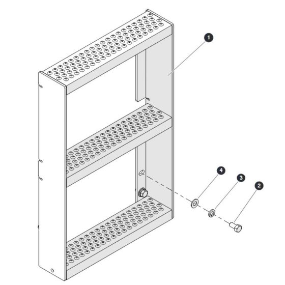 Ladder for Skyjack SJ6826 (B200000001 - B200999999) RT Scissor Lift