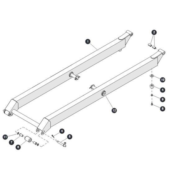 Scissor Level 1 Outside for Skyjack SJ6826 (B200000001 - B200999999) RT Scissor Lift