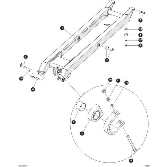 Scissor Level 1 Inside for Skyjack SJ6826 (B200000001 - B200999999) RT Scissor Lift