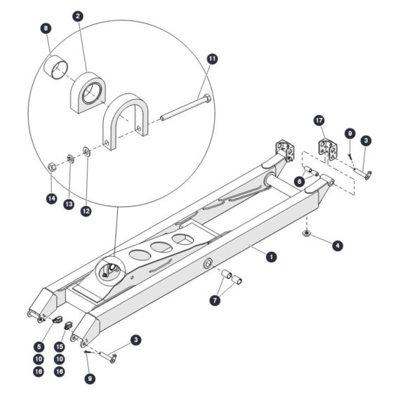 Scissors Levels 2 & 4 Inside for Skyjack SJ6826 (B200000001 - B200999999) RT Scissor Lift