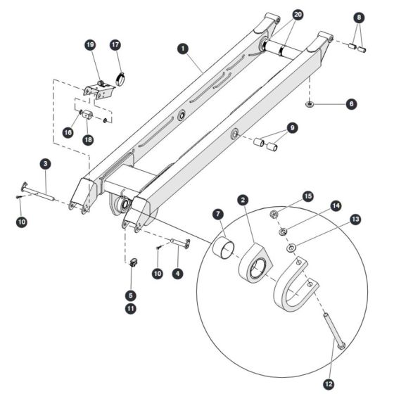Scissor Level 3 Inside for Skyjack SJ6826 (B200000001 - B200999999) RT Scissor Lift