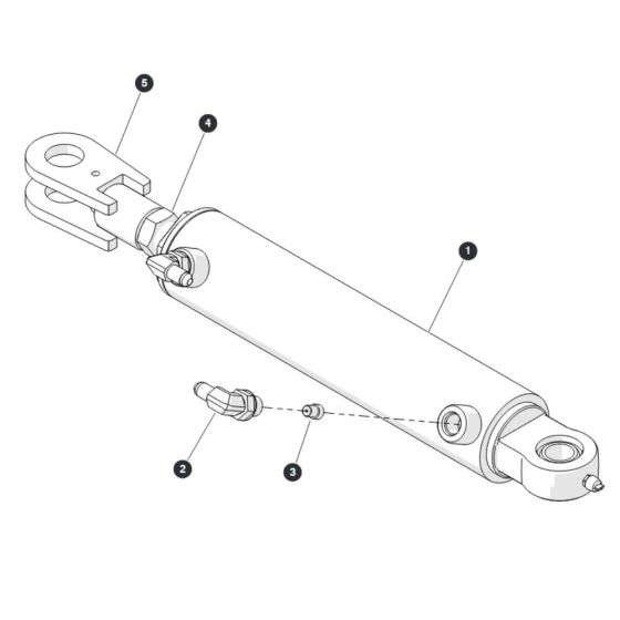 Steer Cylinder for Skyjack SJ6826 (B200000001 - B200999999) RT Scissor Lift