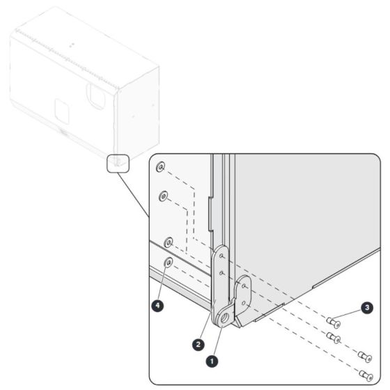 Cabinet Lock - CE for Skyjack SJ6832 (B200000001 - B200999999) RT Scissor Lift