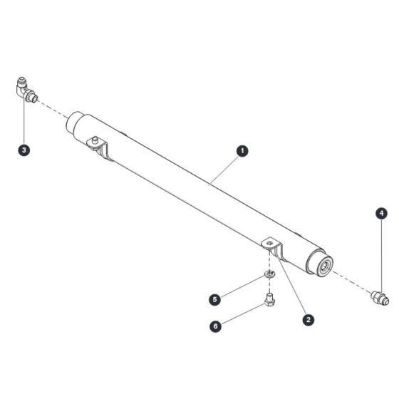 Cushion Cylinder for Skyjack SJ6832 (B200000001 - B200999999) RT Scissor Lift