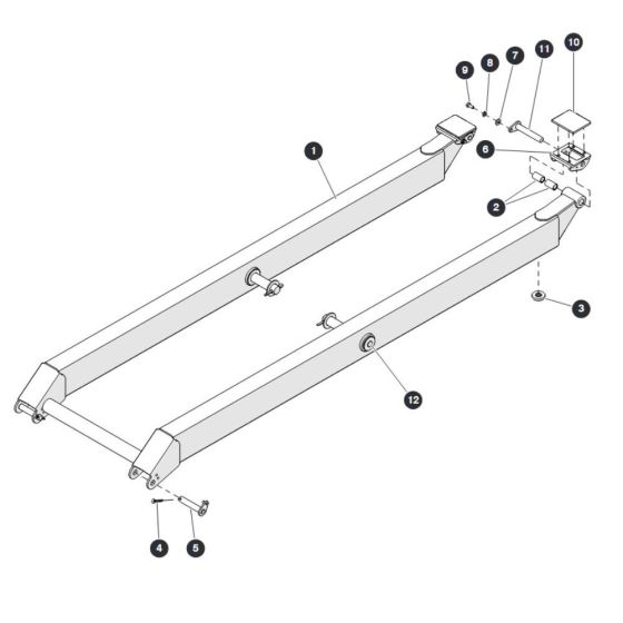 Scissor Level 2 3 & 4 Outside for Skyjack SJ6832 (B200000001 - B200999999) RT Scissor Lift