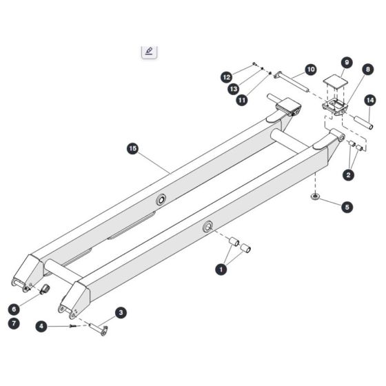 Scissor Level 5 Inside for Skyjack SJ6832 (B200000001 - B200999999) RT Scissor Lift