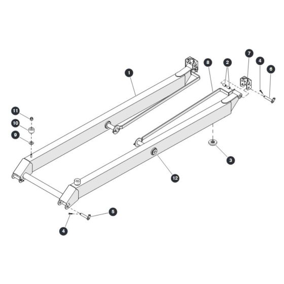 Scissor Level 5 Outside for Skyjack SJ6832 (B200000001 - B200999999) RT Scissor Lift