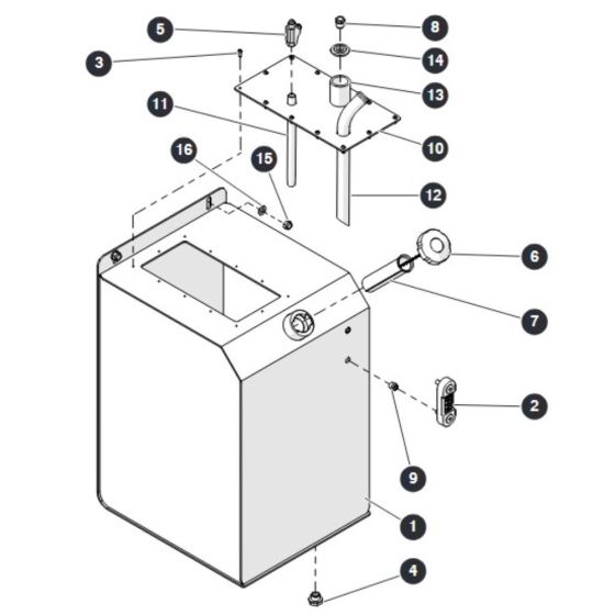 Hydraulic Oil Tank for Skyjack SJ6832 RTE (B201000001 - B201999999) RT Scissor Lift