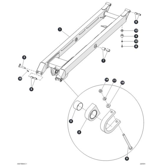 Scissor Level 1 Inside for Skyjack SJ6832 RTE (B201000001 - B201999999) RT Scissor Lift