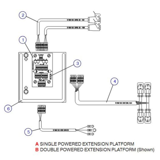 Powered Extension Platform Electrical Panel for Skyjack SJ8831 RT Scissor Lift