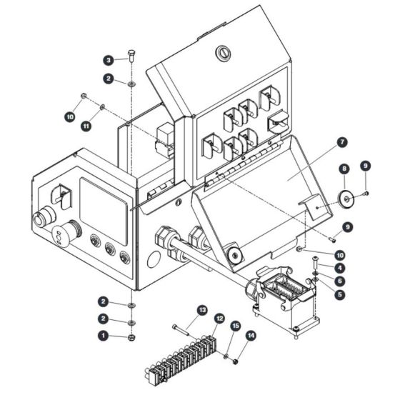 Base Control Box Hardware for Skyjack SJ9233 RT Scissor Lift