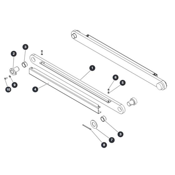 Centering Bar Top for Skyjack SJ9233 RT Scissor Lift