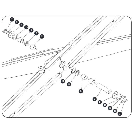 Centre Pin for Skyjack SJ9233 RT Scissor Lift