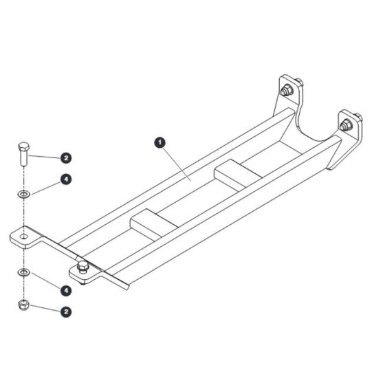 Drive Shaft Guard for Skyjack SJ9233 RT Scissor Lift