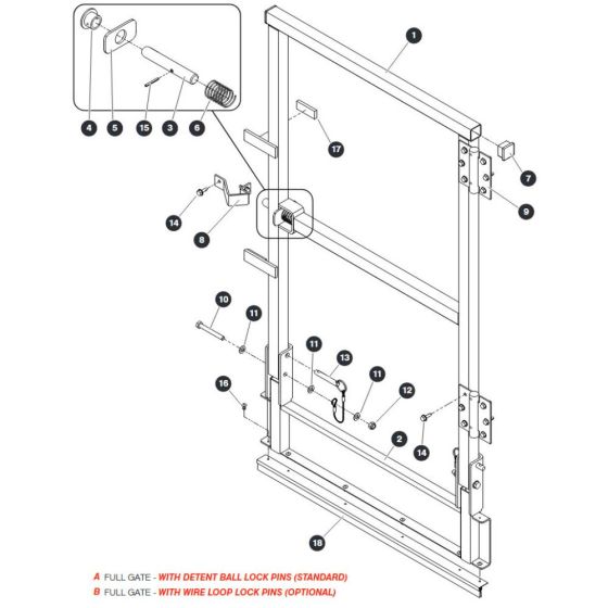 Full Gate for Skyjack SJ9233 RT Scissor Lift