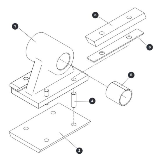 Lower Slider for Skyjack SJ9233 RT Scissor Lift