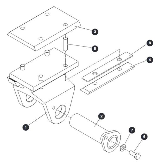 Upper Slider for Skyjack SJ9233 RT Scissor Lift
