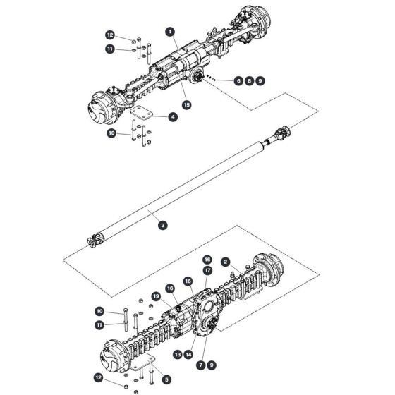 Axles for Skyjack SJ9243 RT Scissor Lift