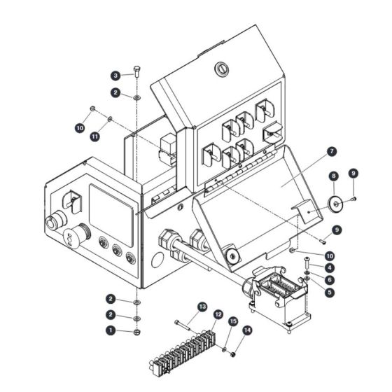 Base Control Box Hardware for Skyjack SJ9243 RT Scissor Lift