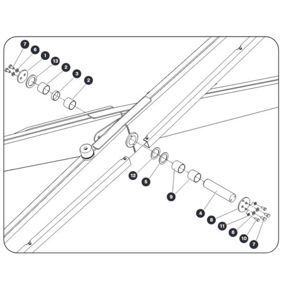 Center Pin for Skyjack SJ9243 RT Scissor Lift