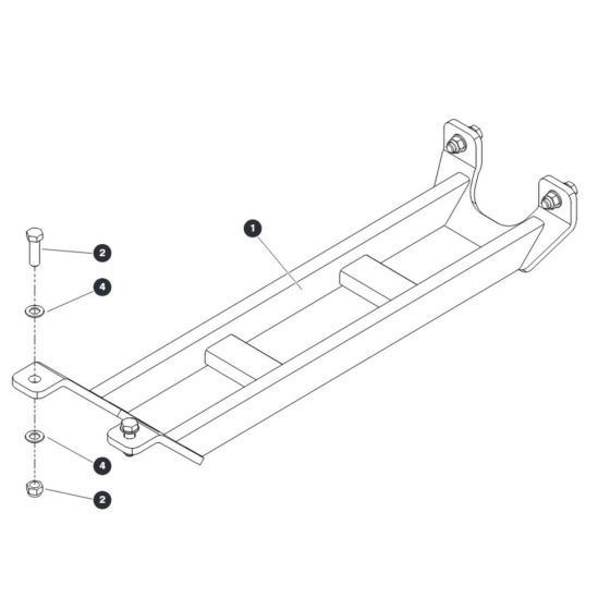 Drive Shaft Guard for Skyjack SJ9243 RT Scissor Lift