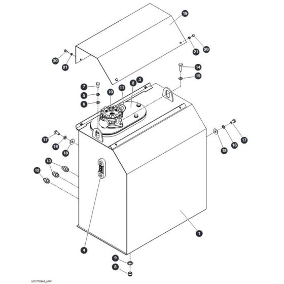 Hydraulic Tank for Skyjack SJ9243 RT Scissor Lift