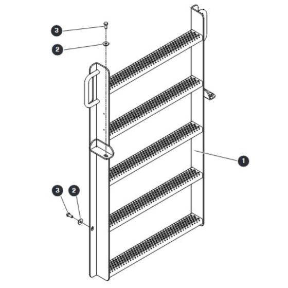 Ladder for Skyjack SJ9243 RT Scissor Lift