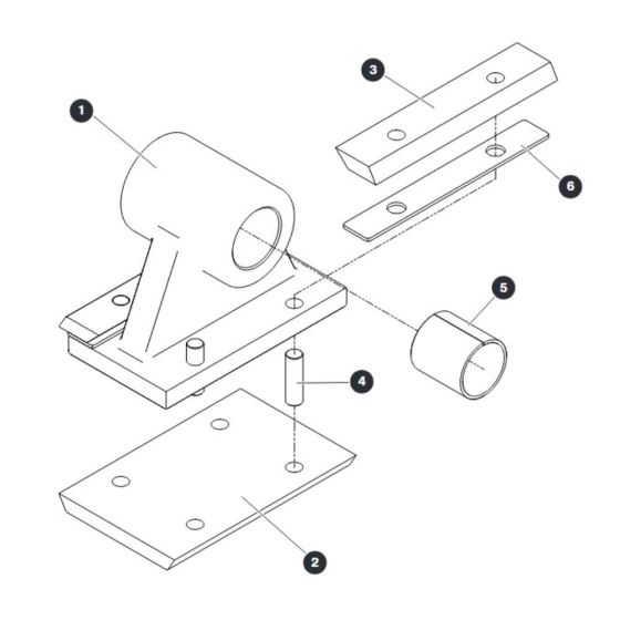 Lower Slider for Skyjack SJ9243 RT Scissor Lift