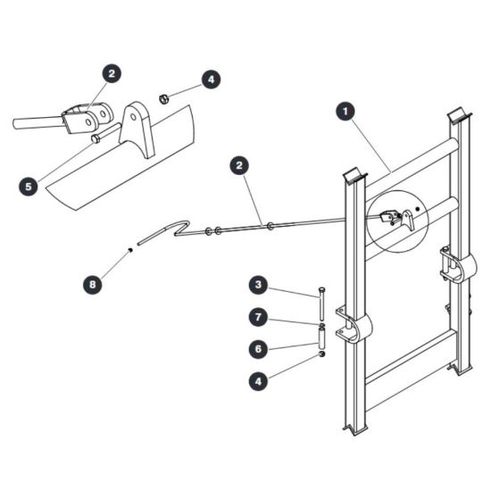 Maintenance Stand - Bottom for Skyjack SJ9243 RT Scissor Lift