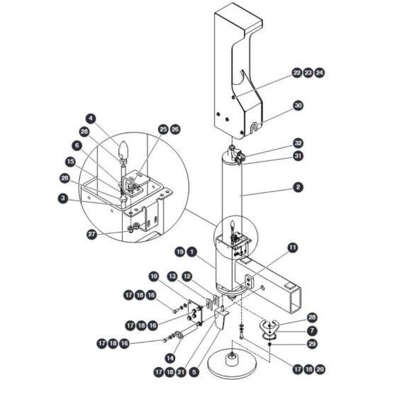 Outriggers for Skyjack SJ9243 RT Scissor Lift