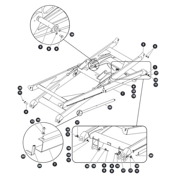 Scissor Level 3 for Skyjack SJ9243 RT Scissor Lift