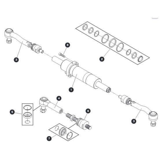 Steering - Front Axle for Skyjack SJ9243 RT Scissor Lift