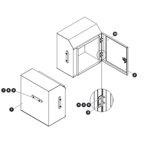 Storage Box for Skyjack SJ9243 RT Scissor Lift