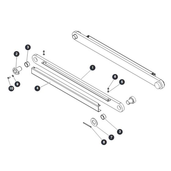 Centering Bar - Top for Skyjack SJ9253 RT Scissor Lift
