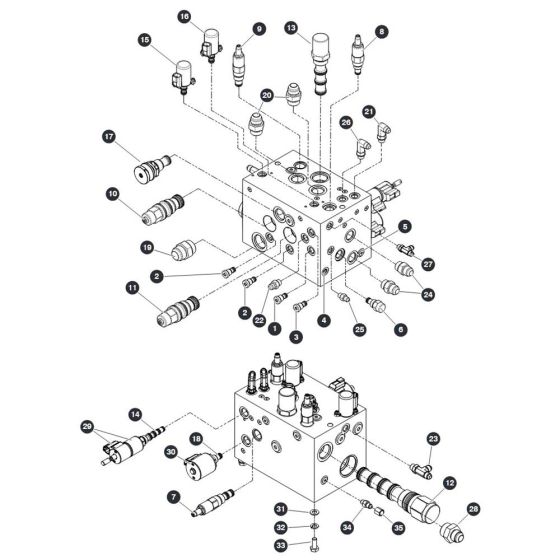 Drive Manifold for Skyjack SJ9253 RT Scissor Lift