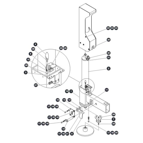 Outriggers for Skyjack SJ9253 RT Scissor Lift