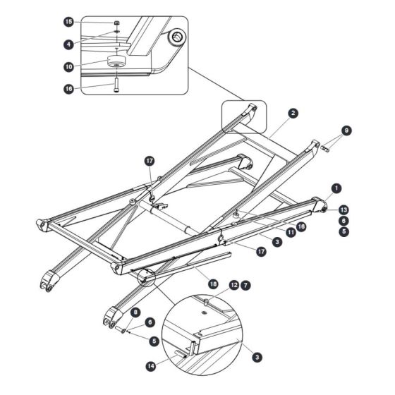 Scissor Level 2/4 for Skyjack SJ9253 RT Scissor Lift